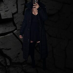 Fashion Nova Black Bomber Jacket